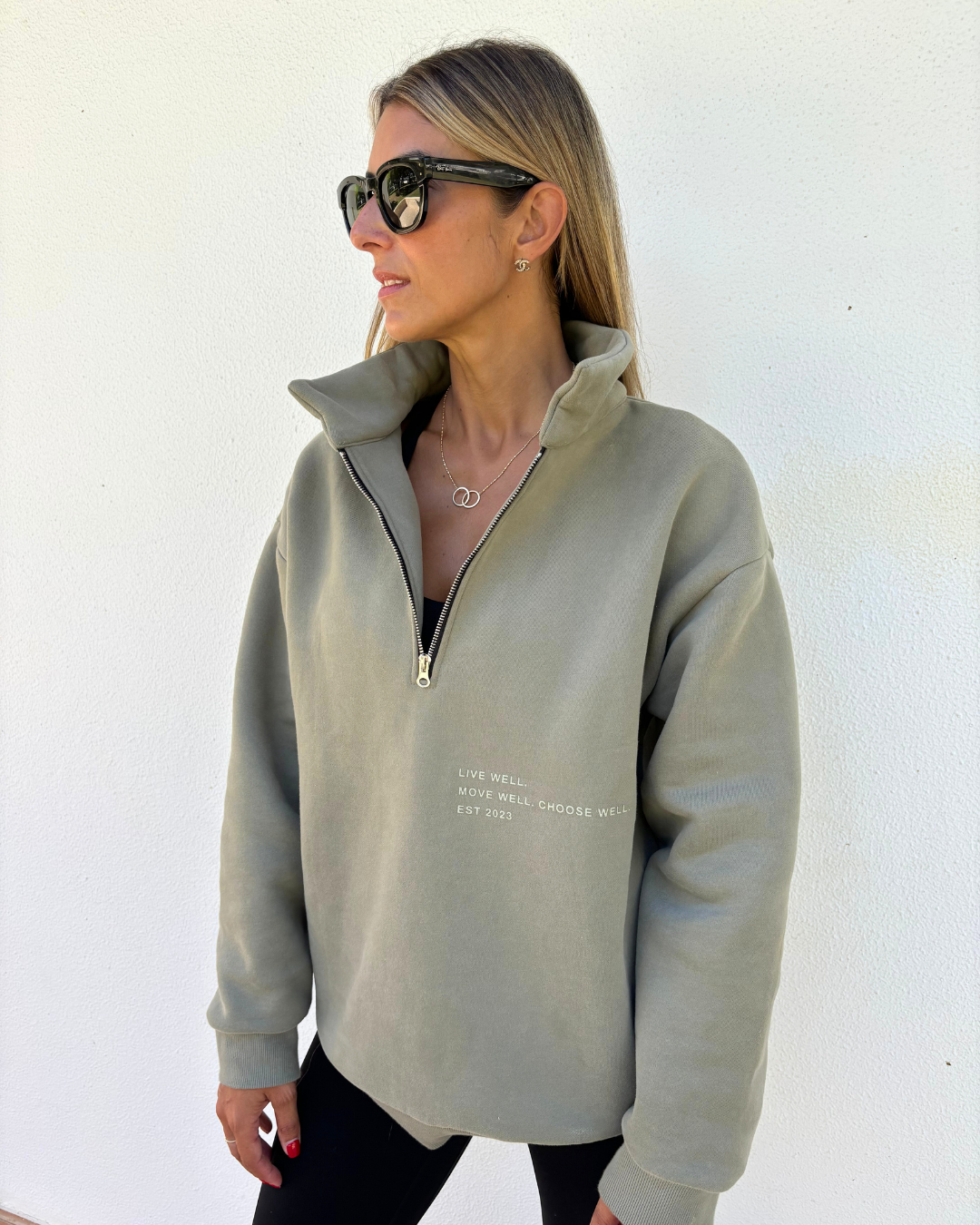Eva Zip Up Sweatshirt