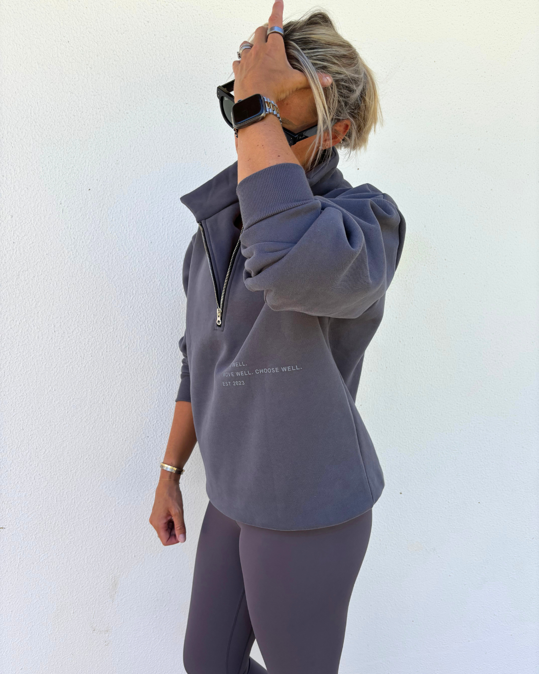 Eva Zip Up Sweatshirt